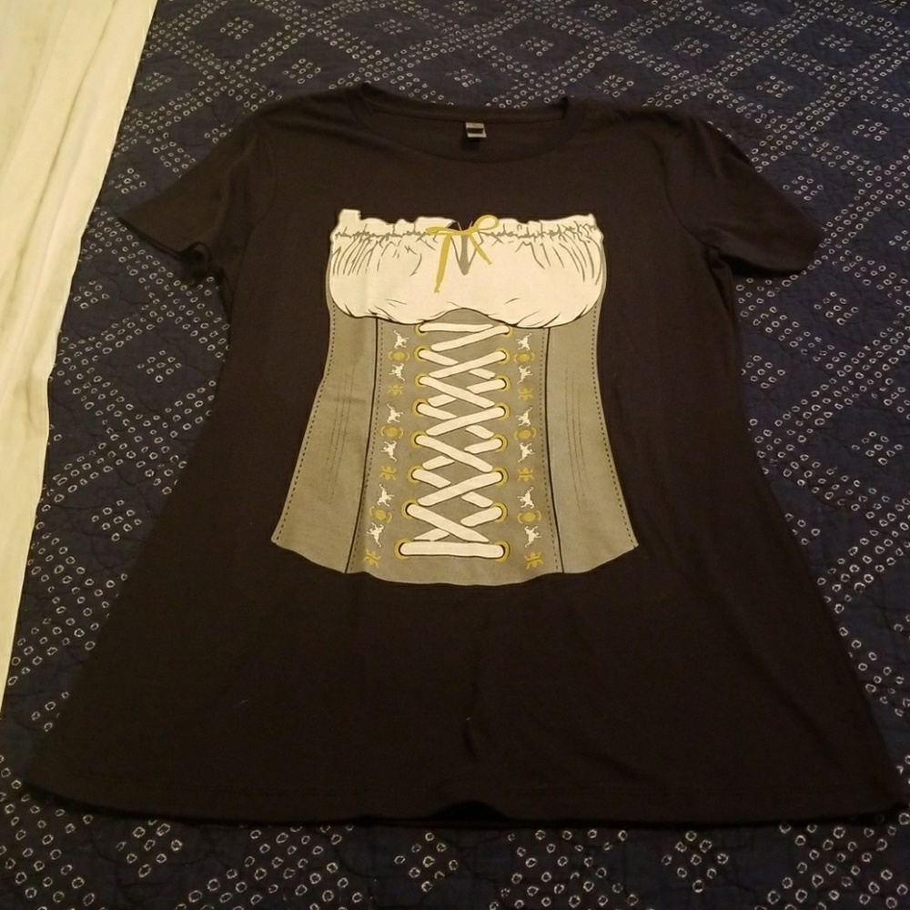 Rheinhaus Dirndl corset T-shirt Large